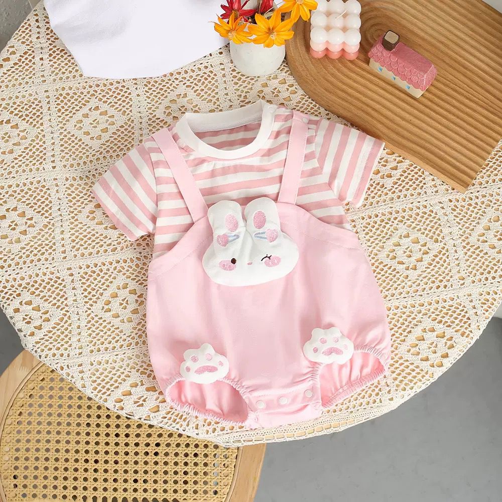 Summer Baby Girls Dress Pink Color, For 0-12 Months, Imported From China