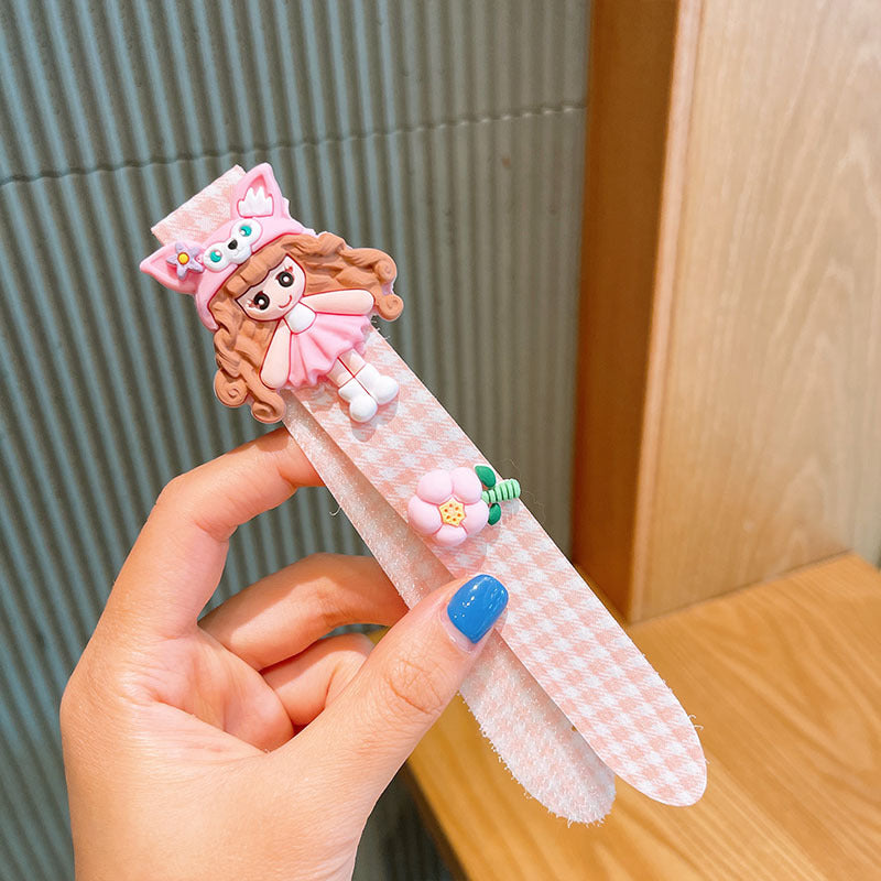 Kids' hair clips, magic hairbands, girls' bangs fixing headbands, children's hair accessories, pink color, imported from china