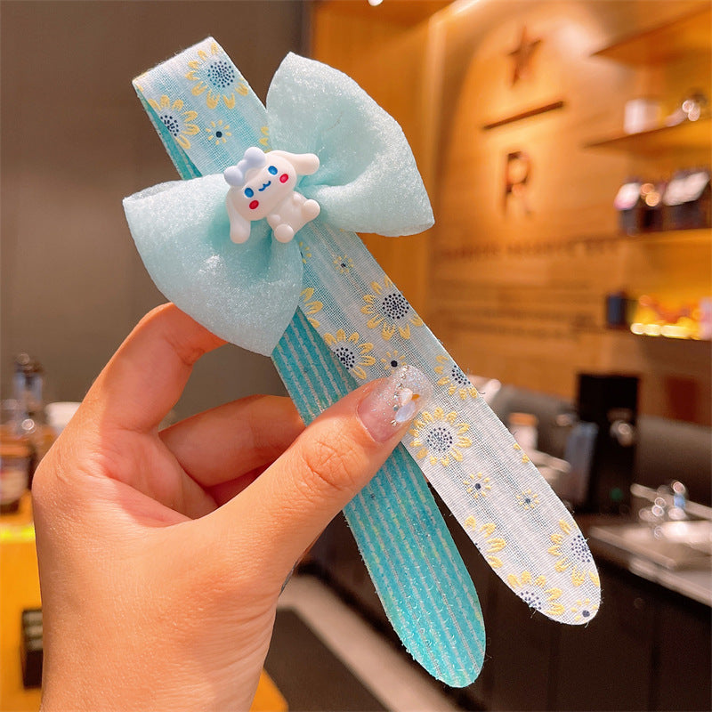 Kids' hair clips, magic hairbands, girls' bangs fixing headbands, children's hair accessories, blue color, imported from china