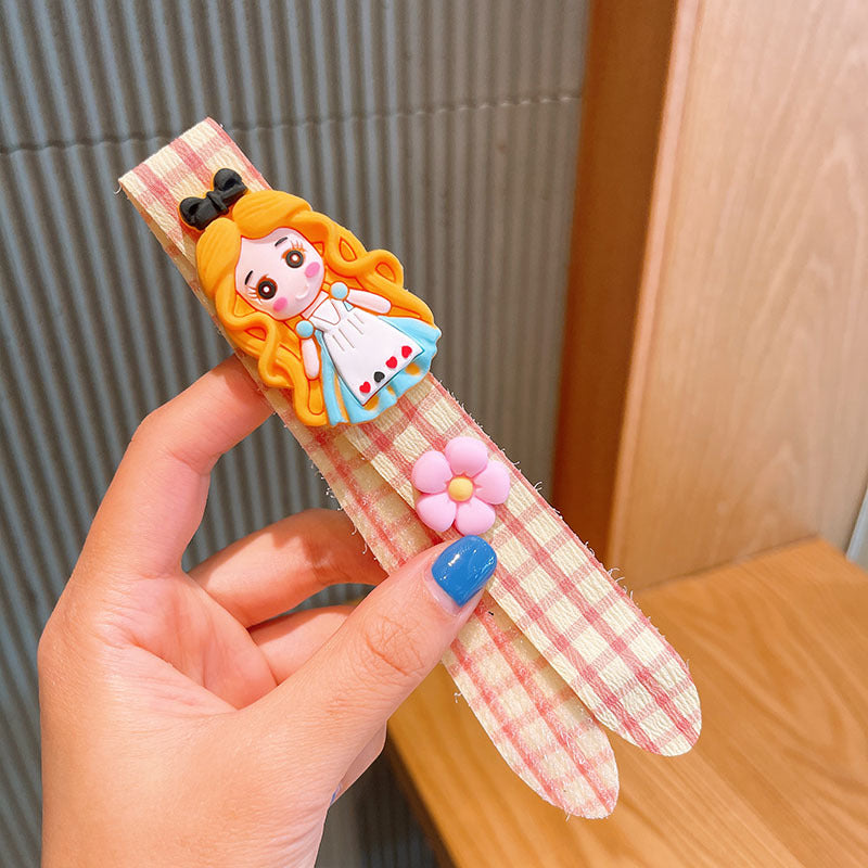 Kids' hair clips, magic hairbands, girls' bangs fixing headbands, children's hair accessories, red color, imported from china