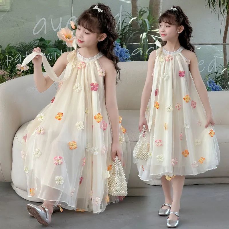 Summer Girls Dress For 6-7 and 10-11 Years Imported From China