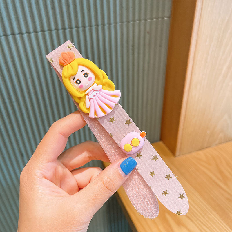 Kids' hair clips, magic hairbands, girls' bangs fixing headbands, children's hair accessories, pink color, imported from china