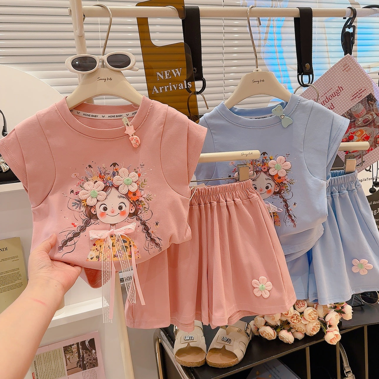 Summer Girls Dress 2-9 Years Imported From China