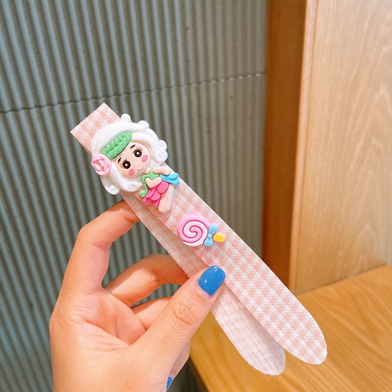 Kids' hair clips, magic hairbands, girls' bangs fixing headbands, children's hair accessories, pink color, imported from china