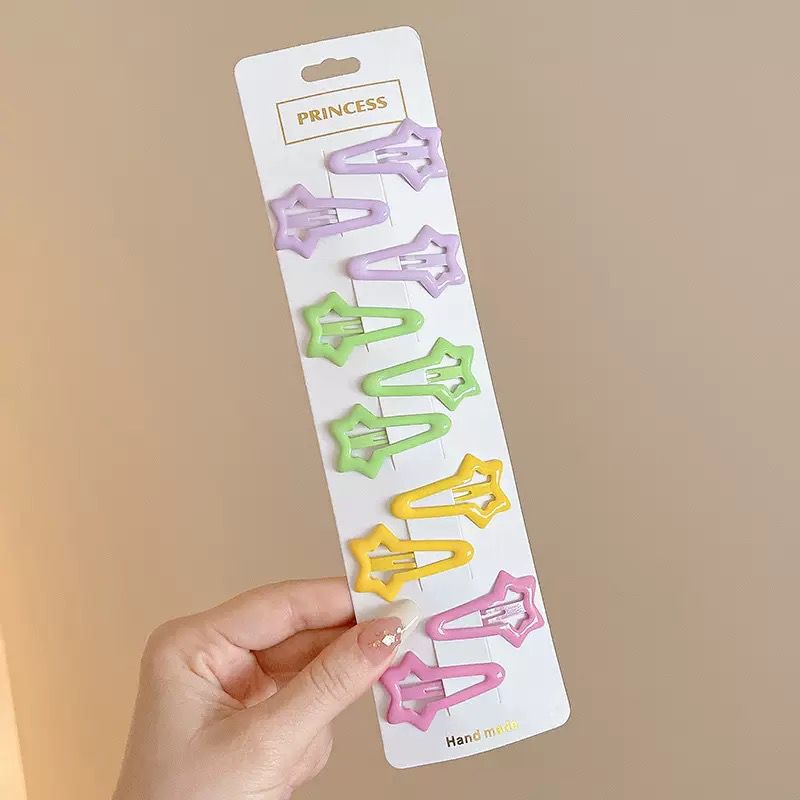 Kids' Star Hair Clip, Girls' New Style, Back of Head Hair Clip, Imported From China